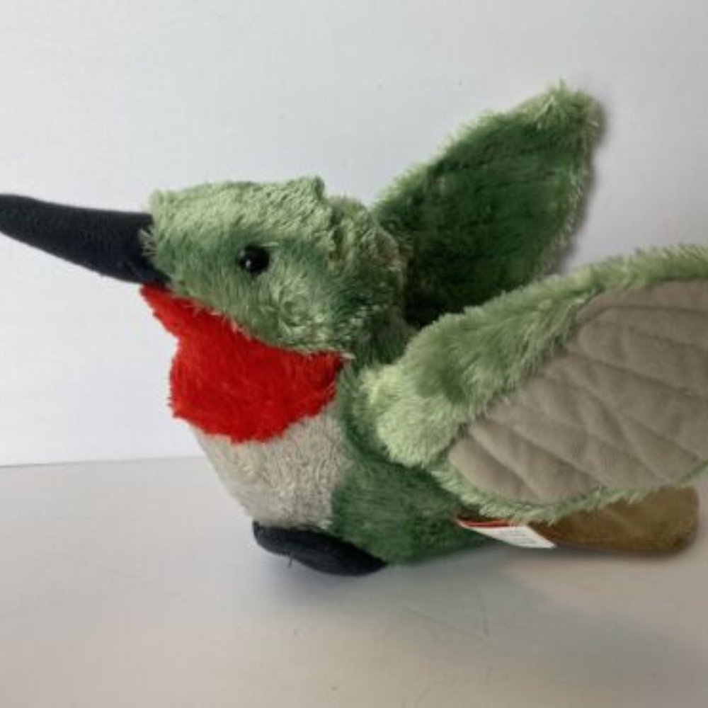 Wild Republic Hummingbird Bird Stuffed Animal Plush 8" Soft Toy